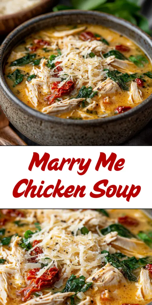 Creamy, Hearty, and Absolutely Irresistible Marry Me Chicken Soup 4 12 43