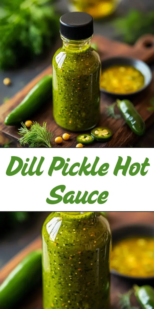 Dill Pickle Hot Sauce Recipe: A Tangy, Spicy Delight 4 12 5