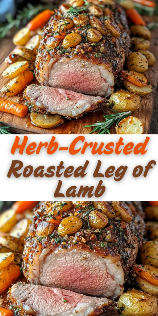Mouthwatering Herb-Crusted Roasted Leg of Lamb 4 13 1