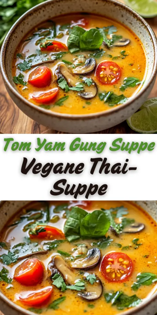 Tom Yum Goong Soup - Vegan Thai Soup (Low-Carb) 4 13 52