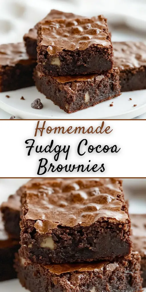 Homemade Fudgy Cocoa Brownies 4 14 51
