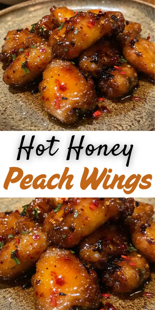 Hot Honey Peach Wings 4 15 35