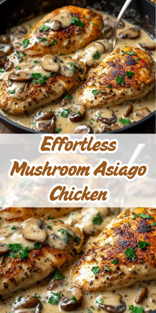 Effortless Mushroom Asiago Chicken Recipe for a Quick & Delicious Meal 4 16 39
