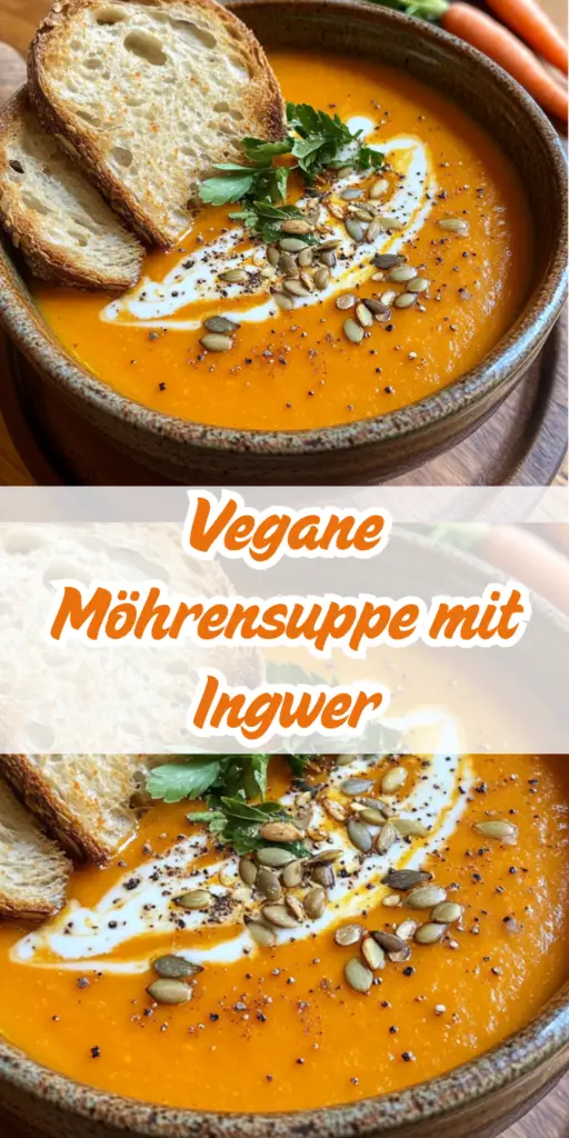 Vegan Carrot Soup with Ginger: Healthy and Delicious! 4 16 45