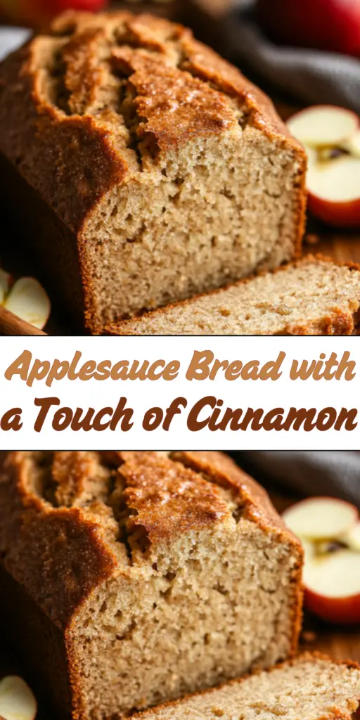 Homemade Applesauce Bread with a Touch of Cinnamon 4 19 12