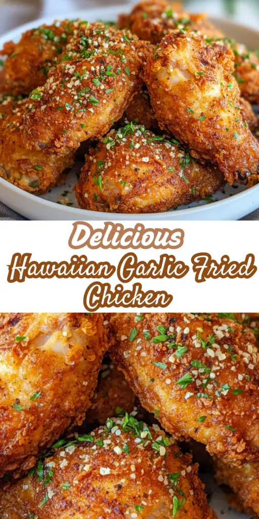 Hawaiian Garlic Fried Chicken 4 2 11