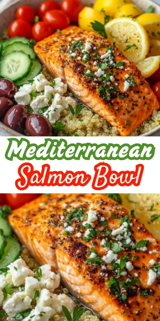 Mediterranean Salmon Bowl – A Fresh & Flavorful Meal! 4 2 48