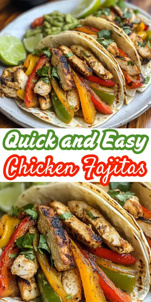Quick and Easy Chicken Fajitas Recipe for Effortless Weeknight Dinners 4 2 60