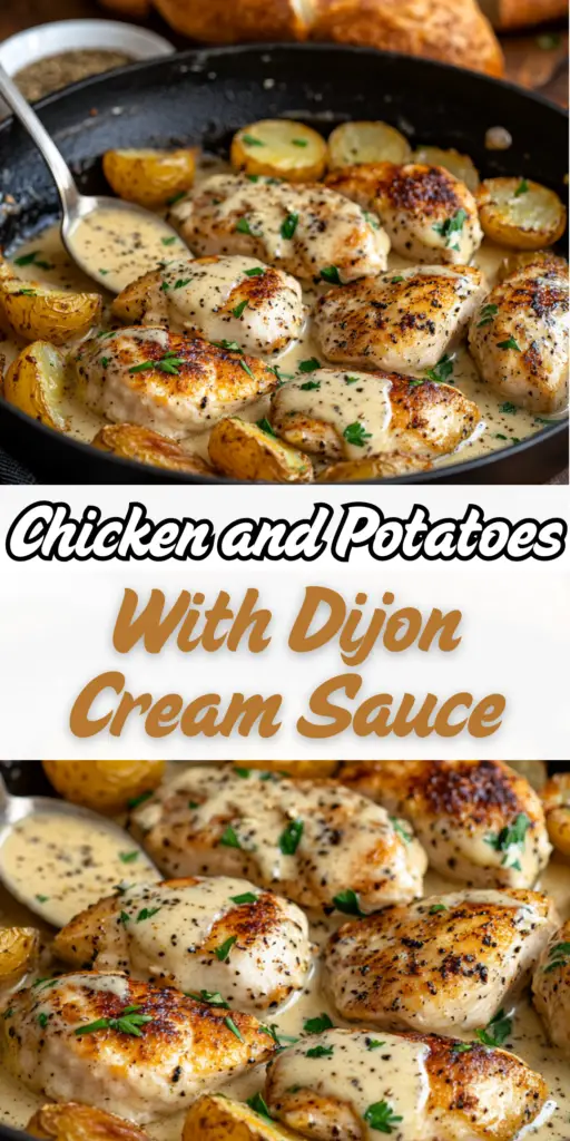 Quick and Easy Chicken and Potatoes With Dijon Cream Sauce 4 20 37
