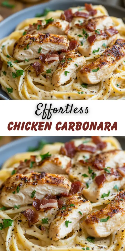Effortless Chicken Carbonara Recipe for Quick and Delicious Meals 4 21 33