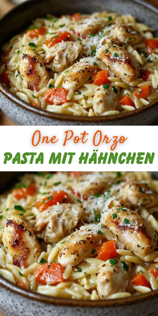 One-Pot Orzo Pasta with Chicken: Quick and Easy! 4 21 42