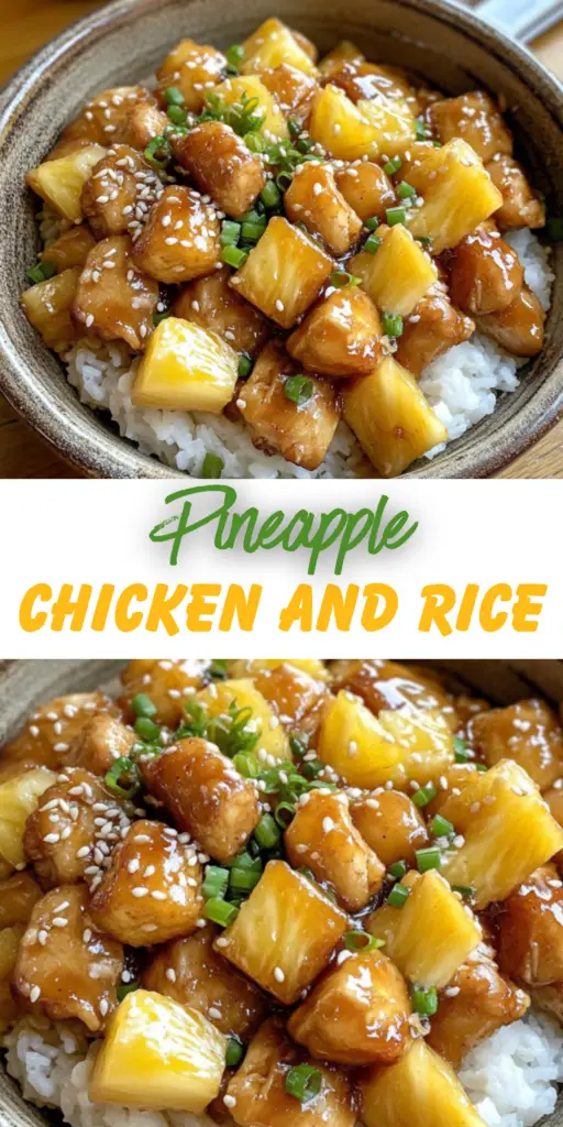 Pineapple Chicken and Rice: A Tropical Taste Sensation 4 23 39 1