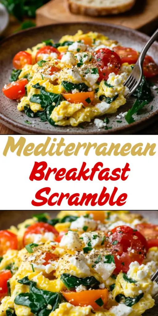 Mediterranean Breakfast Scramble: A Flavorful & Healthy Start to Your Day! 4 24 15