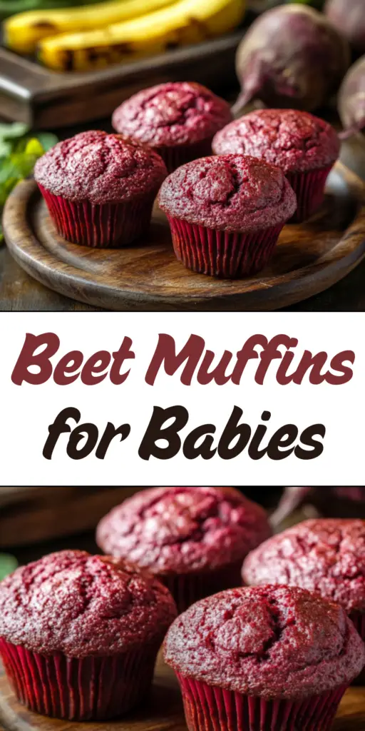 Beet Muffins for Babies 4 24