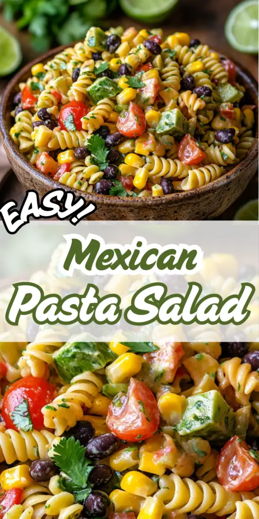Mexican Pasta Salad: A Zesty, Flavorful Side Dish Everyone Will Love! 4 3 15