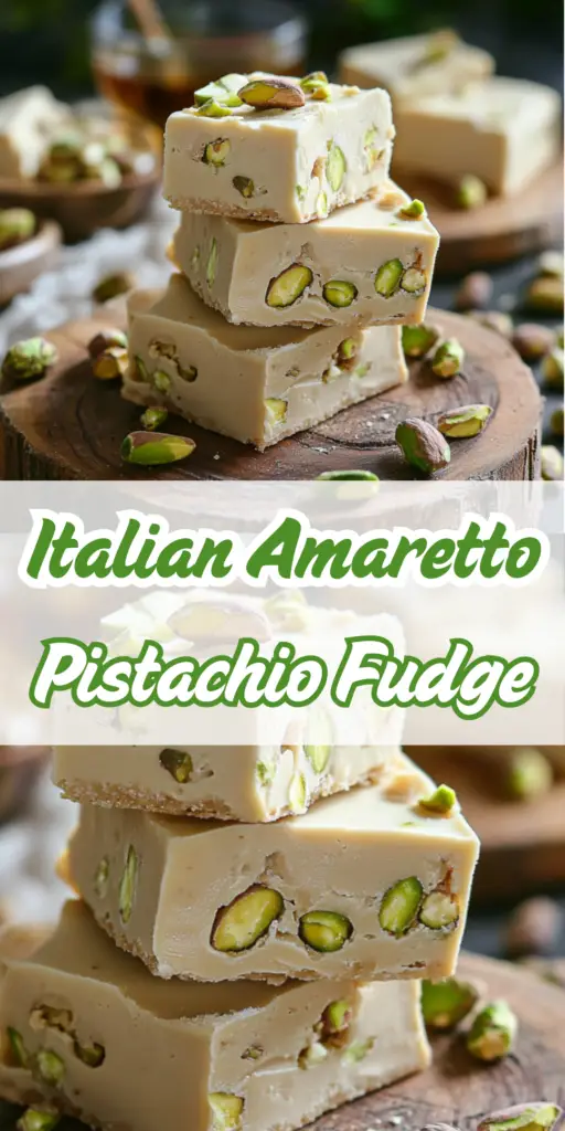 Italian Amaretto Pistachio Fudge 4 4 50