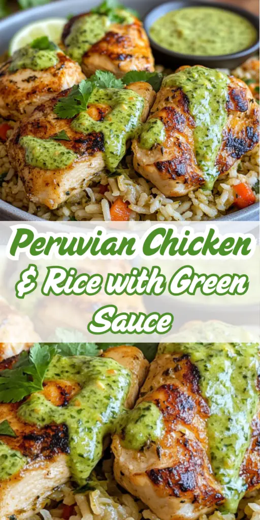 Peruvian Chicken & Rice with Green Sauce 4 4 53