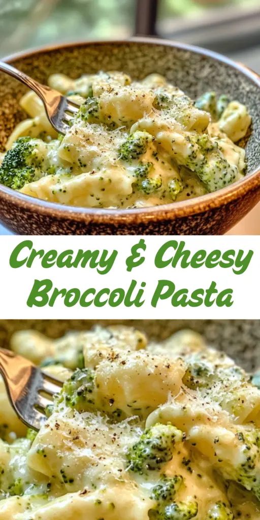 Creamy & Cheesy Broccoli Pasta 4 5 48