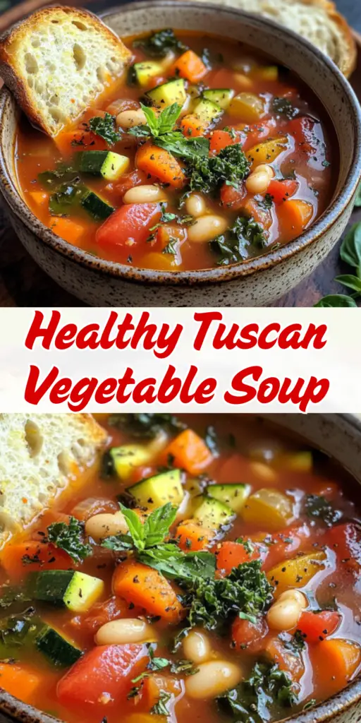 Healthy Tuscan Vegetable Soup 4 7 59