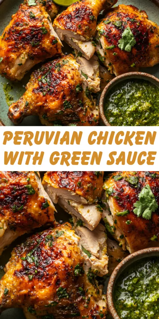 Peruvian Chicken with Green Sauce 4 8 47