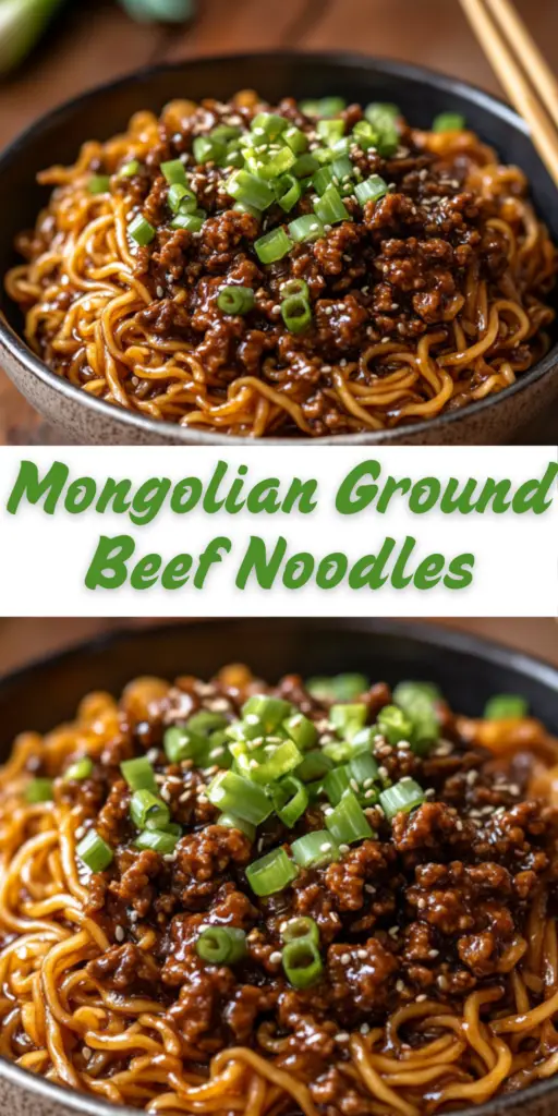 Stunning Mongolian Ground Beef Noodles Recipe for a Quick Dinner 4 9 54