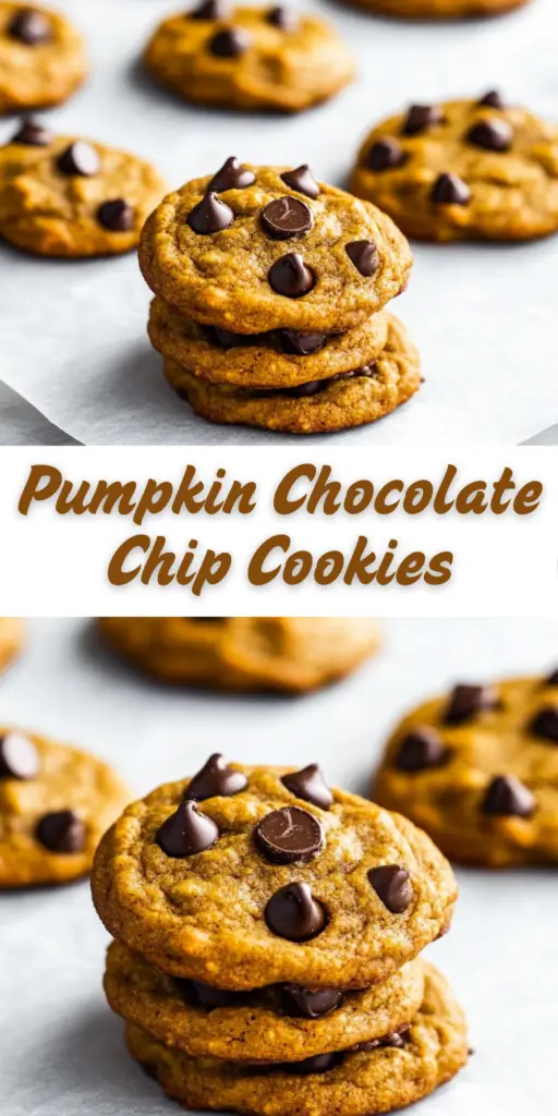 The Best Chewy Pumpkin Chocolate Chip Cookies with Brown Butter 4 9 7