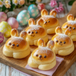 Easter Bunny Buns 3 inesboulila A batch of adorable Easter bunny shaped sweet buns ca5e3b55 c680 4db5 9069 42877a5e83d4