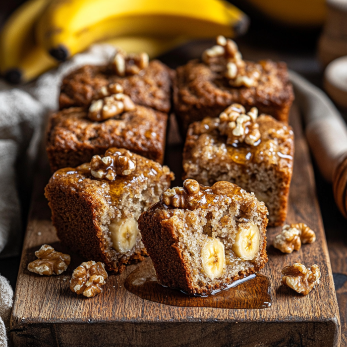 Banana Bread Bites 3 inesboulila A batch of golden brown banana bread bites freshly 9cb0dba1 b7b8 4d50 8834 87eda146165f