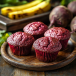 Beet Muffins for Babies 5 inesboulila A close up of freshly baked beet muffins with a dee 9ee2dcbc 626b 4f18 9bdc 0147cb6771ff