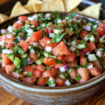 Pico de Gallo: The Fresh and Zesty Salsa You Can’t Resist 5 inesboulila A close up shot of a bowl filled with freshly made cef3a490 9b87 4d9a b972 a8feee5d3f56