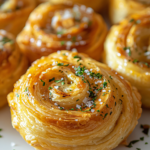 Savory Baking: Bringing Comfort to Your Oven 5 inesboulila A close up shot of golden brown flaky savory pastri 7da02193 e475 4770 9254 d4105febad3c