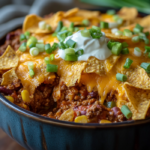 Easy Frito Pie Casserole: A Fun Twist on a Classic 5 inesboulila A freshly baked Frito pie casserole with crunchy Fr 2611c981 73b1 449b a437 69549cff6b18
