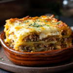 Cabbage Beef Bake 3 inesboulila A hearty serving of Cabbage Beef Bake featuring lay 44f8018c ebd3 4fef a984 d3530b83b4cc
