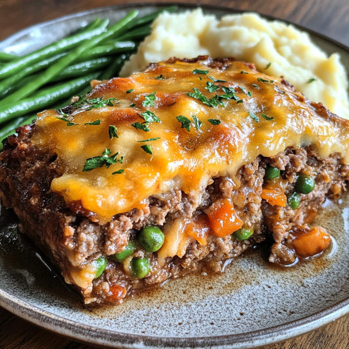 Comfort Food at Its Best: Loaded Meatloaf Bake 2 inesboulila A hearty slice of loaded meatloaf bake featuring te 6368c0a3 1b2f 423e 9510 a17f1d9b04c4