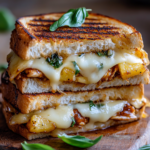 BBQ Chicken & Pineapple Grilled Cheese 5 inesboulila A perfectly grilled BBQ Chicken Pineapple Grilled 005023b4 e7c4 477e a281 51badd3e7292