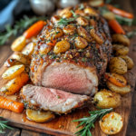 Mouthwatering Herb-Crusted Roasted Leg of Lamb 5 inesboulila A perfectly roasted leg of lamb with a golden brown d372cf9f c410 4147 82d1 67f5bff4bcfd