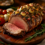 Leg of Lamb with a Herb Crust: Juicy and Aromatic! 5 inesboulila A perfectly roasted leg of lamb with a golden crisp 8bcd820d 0bb4 4dbf 90ed b608b7bdd69e