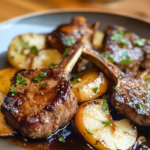 Lamb Chops with Apples – A Sweet & Savory Flavor Combo You’ll Love! 3 inesboulila A plate of perfectly seared lamb chops golden brown cdfcb8be a574 4e3d b9cd 2a9abe3f89c5