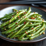 Din Tai Fung Green Beans Recipe 5 inesboulila A plate of vibrant Din Tai Fung style green beans g b733bcac c9a8 4641 ae9c 74af820b3e97