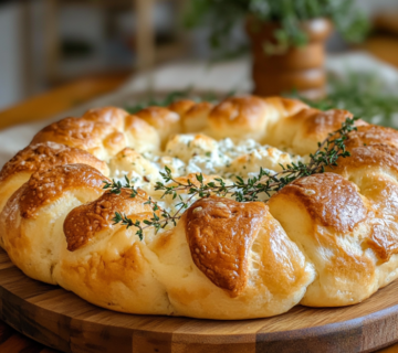 Fluffy Cottage Cheese Cloud Bread 9 inesboulila A round golden brown Fluffy Cottage Cheese Cloud Br 172c6a24 696b 472e 8120 36b451146c13