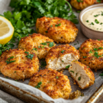 Baked Chicken Rissoles: A Nutritious and Delicious Breakfast Option 5 inesboulila A rustic baking tray lined with parchment paper fil 7416828d 4a76 41b0 b381 f2b6e310cd2c