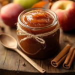 Crock Pot Apple Butter for Canning 3 inesboulila A rustic glass jar filled with deep amber colored a 78e5006f 0808 4a73 a9dc 214fb252d40a