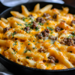 Buffalo Ranch Cheeseburger Pasta Bake – Bold, Cheesy, and Flavorful 3 inesboulila A sizzling Buffalo Ranch Cheeseburger Pasta Bake fr 43a5dedf f514 483d 89c0 8885b268c7d2