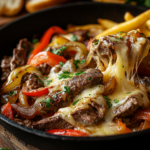 Comforting Philly Steak & Cheese Skillet Recipe 3 inesboulila A sizzling skillet filled with tender strips of sea d2db8dfe f3a8 4e52 a191 e0d53f15eca2