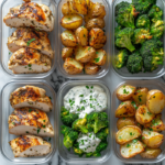 Meal Prep Chicken: A Delicious and Easy Guide 5 inesboulila A top down view of neatly arranged meal prep contai 8cd7d5bd c23f 431a 895f d2bb37dd4410
