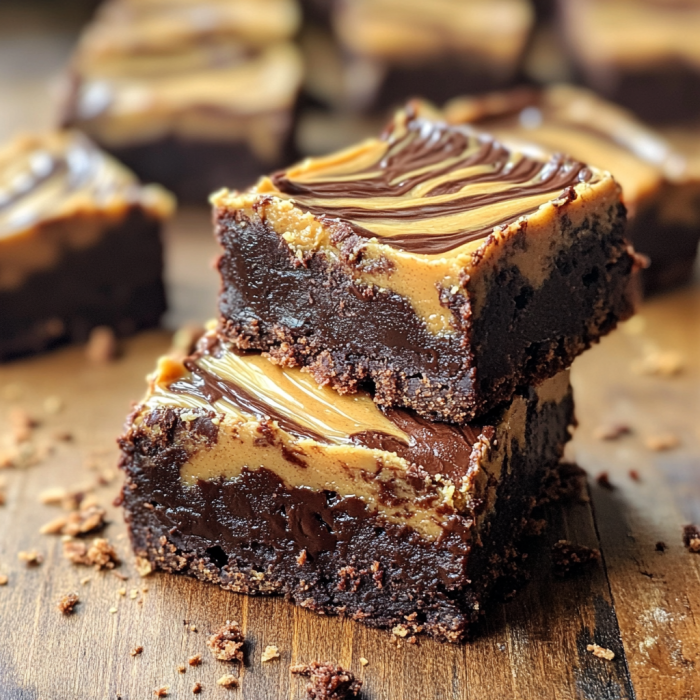 Chocolate Peanut Butter Ooey Gooey Butter Bars 3 inesboulila A tray of decadent Chocolate Peanut Butter Ooey Goo ff731608 0407 47f0 9046 9c37475c27ef