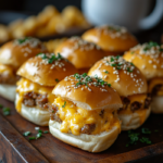 Customizable Cheesy Breakfast Sandwiches for Any Occasion 3 inesboulila A tray of freshly made cheesy breakfast sandwiches d8675fc8 62c8 45ec 9612 75050b4c8576