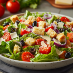 Olive Garden Salad Recipe 5 inesboulila A vibrant Olive Garden style salad served in a larg 9e98347a ce9f 4ce8 a72a cf677648d3dd