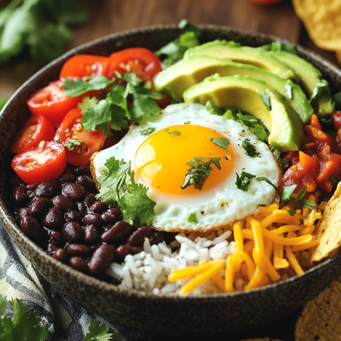 Breakfast Burrito Bowls: A Wholesome Morning Delight 3 inesboulila A vibrant breakfast burrito bowl featuring a perfec 67865b83 bcd3 4d30 ad64 600697083626