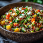 Quinoa and Lentil Salad 5 inesboulila A vibrant quinoa and lentil salad beautifully prese 021f490e 0793 4d78 ac1c 35df5a67c785